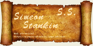 Simeon Stankin vizit kartica